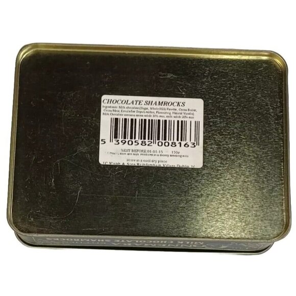 The Connemara Kitchen Chocolate Milk Shamrocks Collectors Empty Tin - Picture 10 of 11